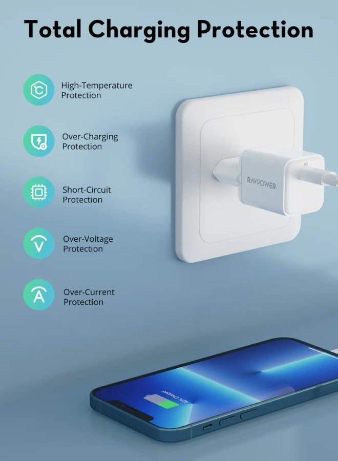 Ravpower Type-C Adapter 20W White - RP-PC167