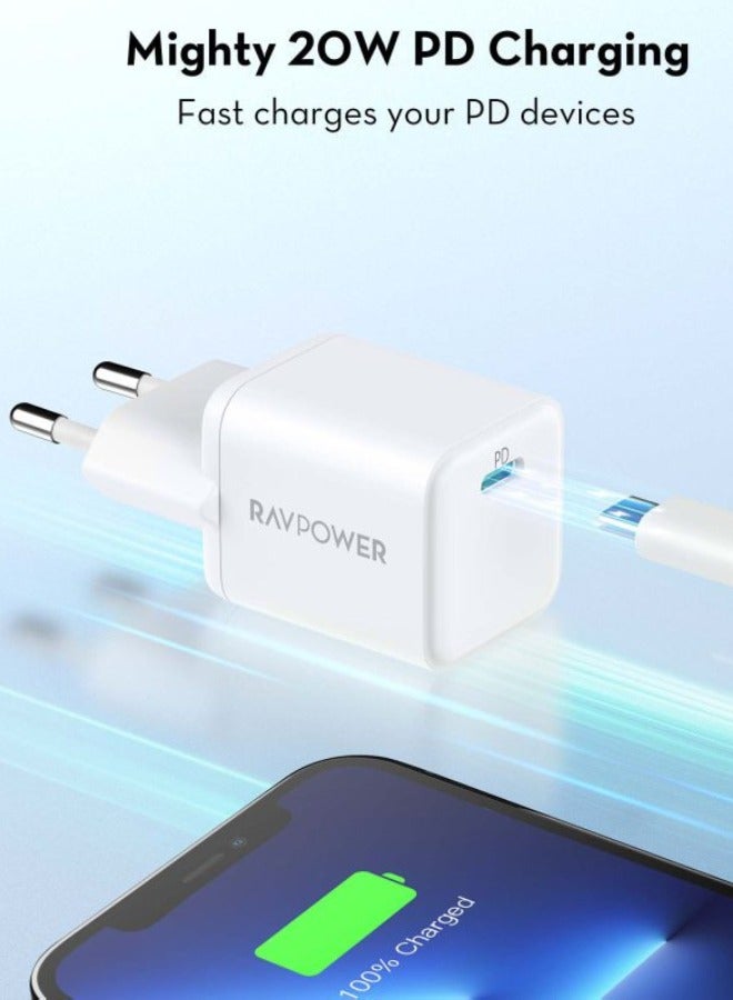 Ravpower Type-C Adapter 20W White - RP-PC167