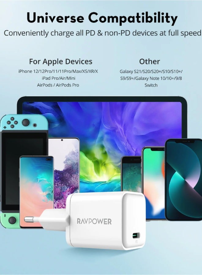 Ravpower Type-C Adapter 20W White - RP-PC167