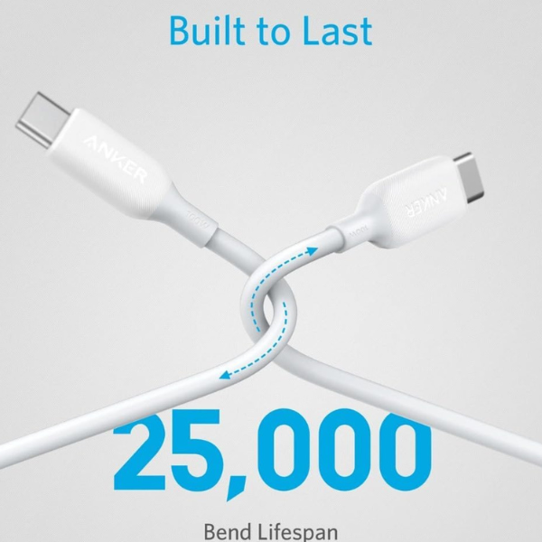 Anker PowerLine III USB-C to USB-C Cable 3ft/0.9m, 60W Fast Charging, Durable Design - A8852H21 - Rebuy-Box