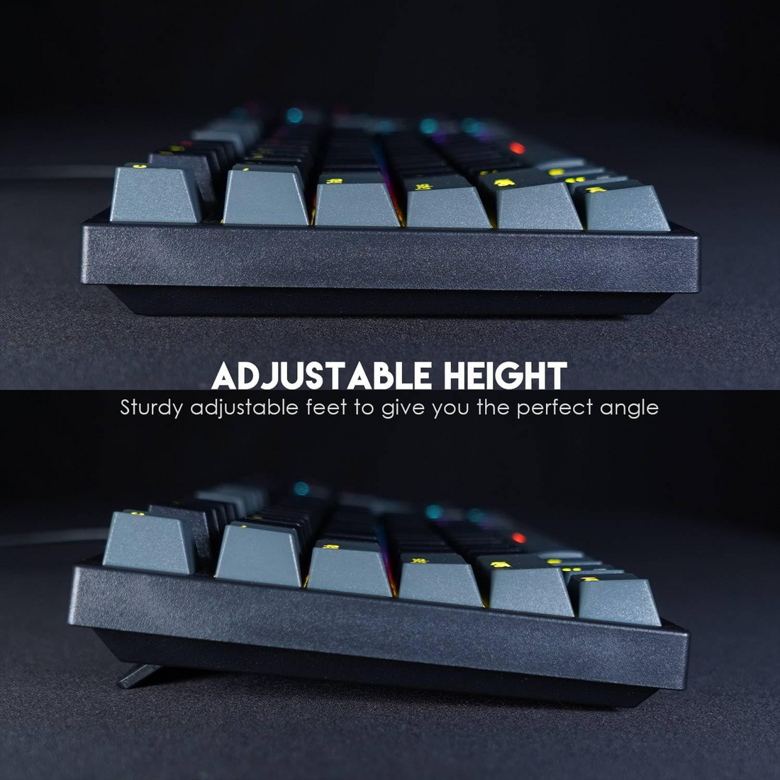 FANTECH ATOM MK876 TKL RGB Mechanical Keyboard (Blue Switch)