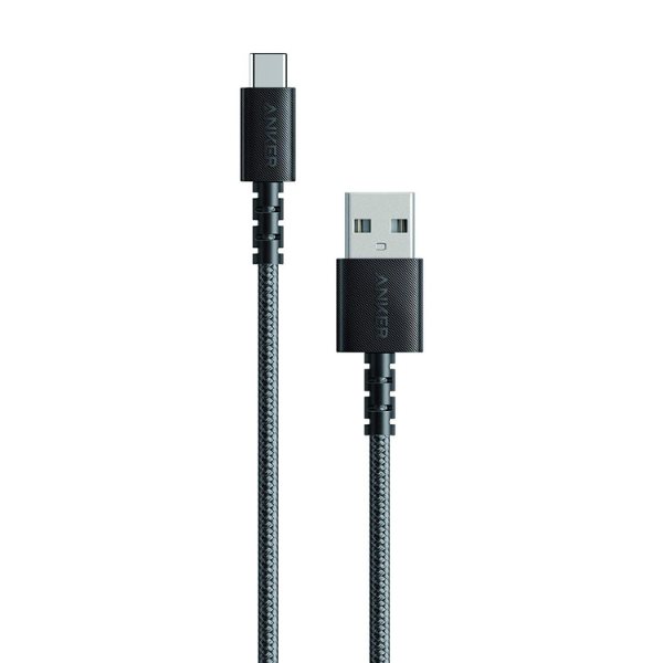 Anker PowerLine Select+ USB-A to USB-C 0.9m/3ft Durable Fast Charging Cable A8022H11 - Black - Rebuy-Box