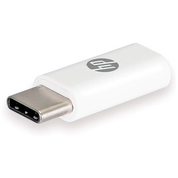 HP OTG USB Type-C to Micro USB Adapter, Compact Design, High-Speed Data Transfer - Rebuy-Box