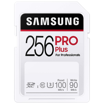SAMSUNG PRO Plus 256GB SDXC Memory Card - High Speed Storage