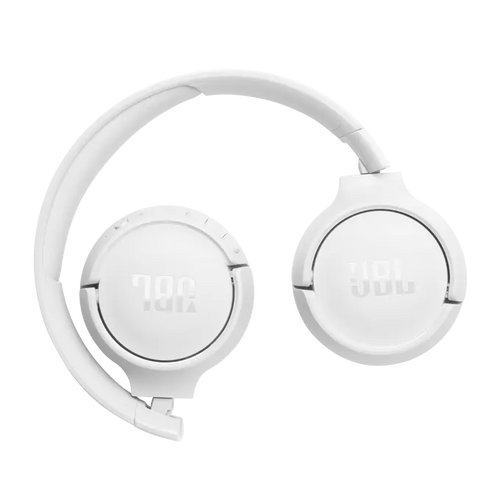JBL Tune 520BT Wireless On-Ear Headphones, Bluetooth 5.0, 40mm Drivers, Long Battery Life - White - Rebuy-Box