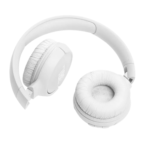 JBL Tune 520BT Wireless On-Ear Headphones, Bluetooth 5.0, 40mm Drivers, Long Battery Life - White - Rebuy-Box