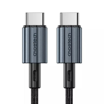 كابل Choetech USB-C إلى USB-C بطول 1.2 متر وقوة 3 أمبير، أسود (XCC-1014) 