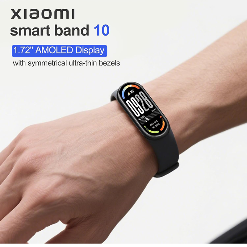 Xiaomi Smart Band 10 – Sleek AMOLED Fitness Tracker with 150+ Sports Modes