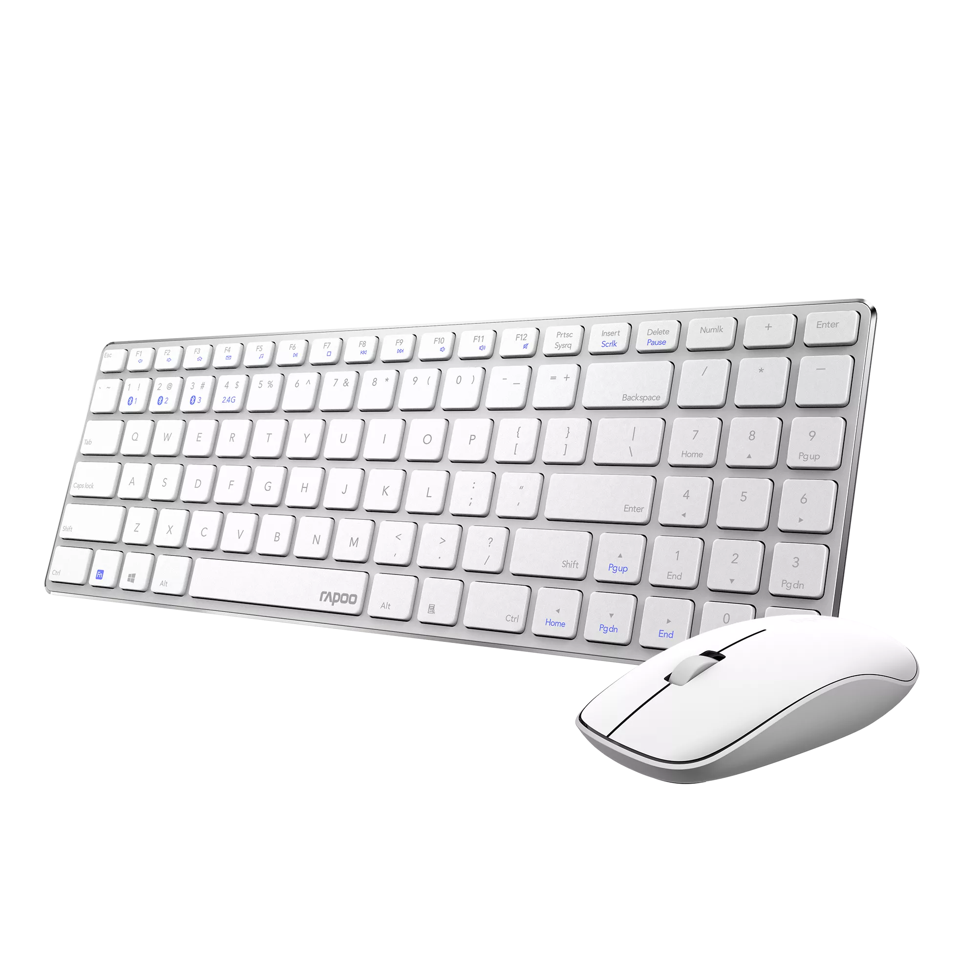 Rapoo 9320M Wireless Combo – Keyboard Arabic Layout - Rebuy-Box