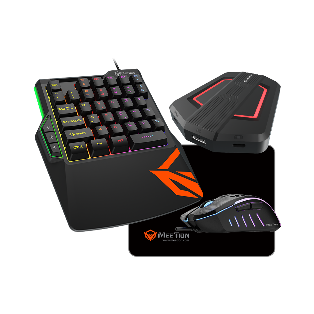 Meetion CO015 4-in-1 Console Gaming Kit – Keyboard Mouse Set - Rebuy-Box