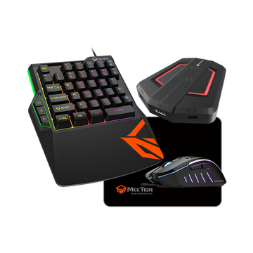 Meetion CO015 4-in-1 Console Gaming Kit – Keyboard Mouse Set - Rebuy-Box