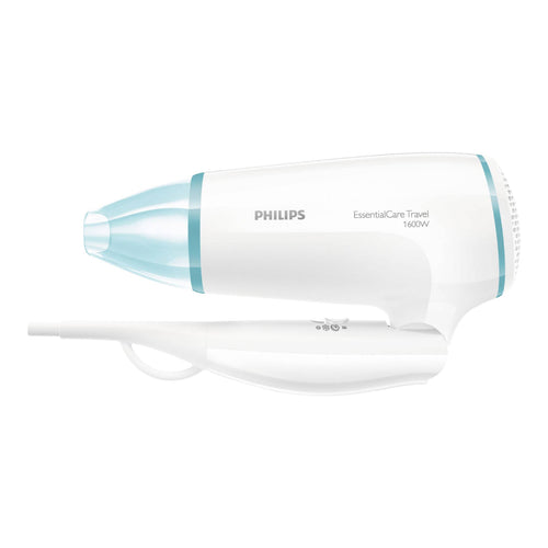 Philips BHD006 Essential Hair Dryer, 1600W, Compact and Lightweight, White, ThermoProtect Technology - Rebuy-Box