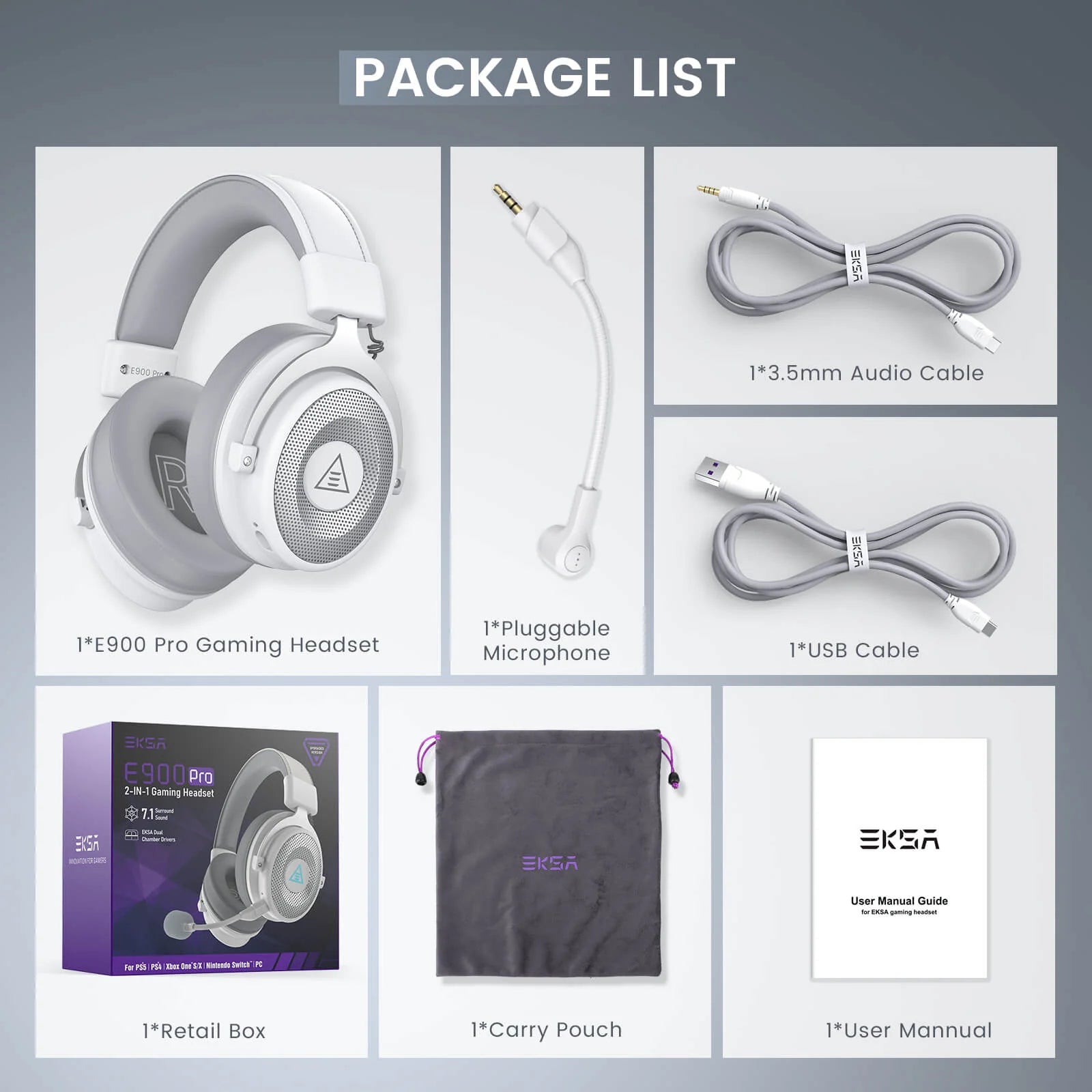 EKSA E900 Pro 7.1 Gaming Headset – In Use Gaming Setup - Rebuy-Box