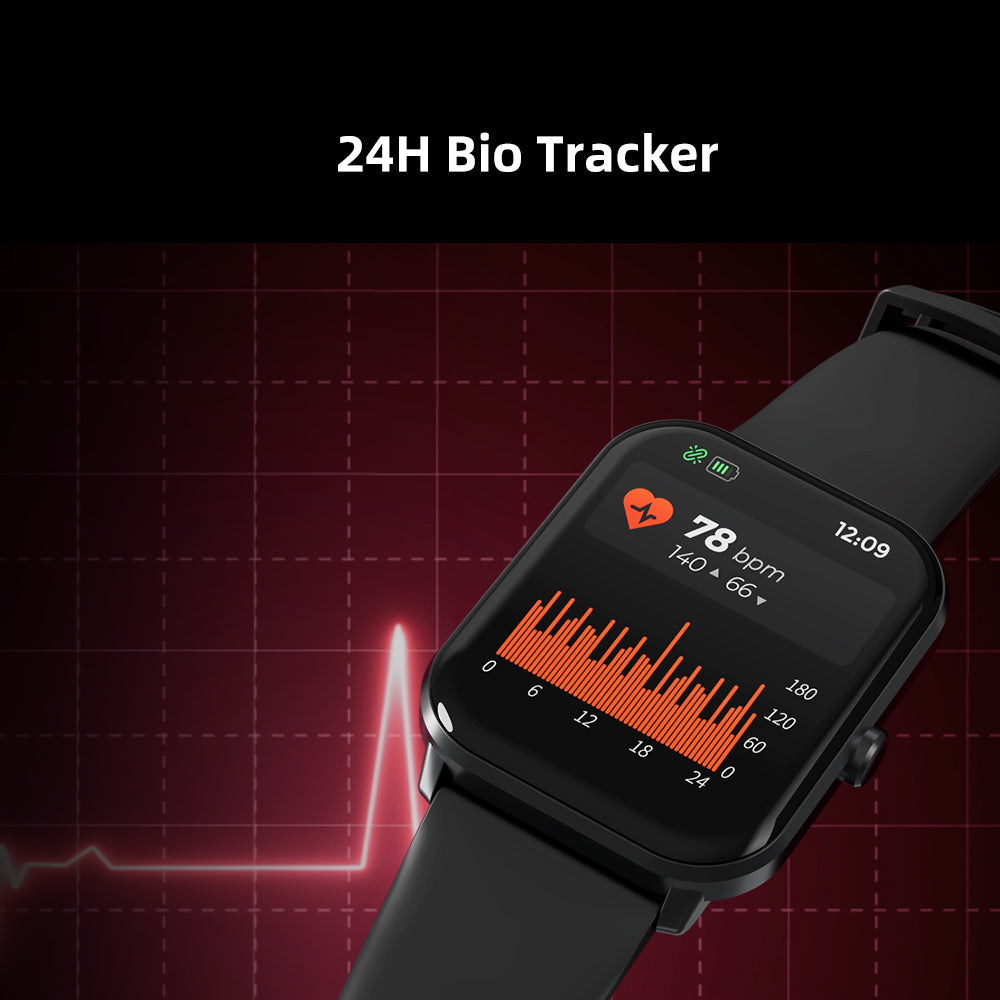 iMilab Smart Watch W01 - Black - IMISW01 - علبة مفتوحة - Rebuy-Box