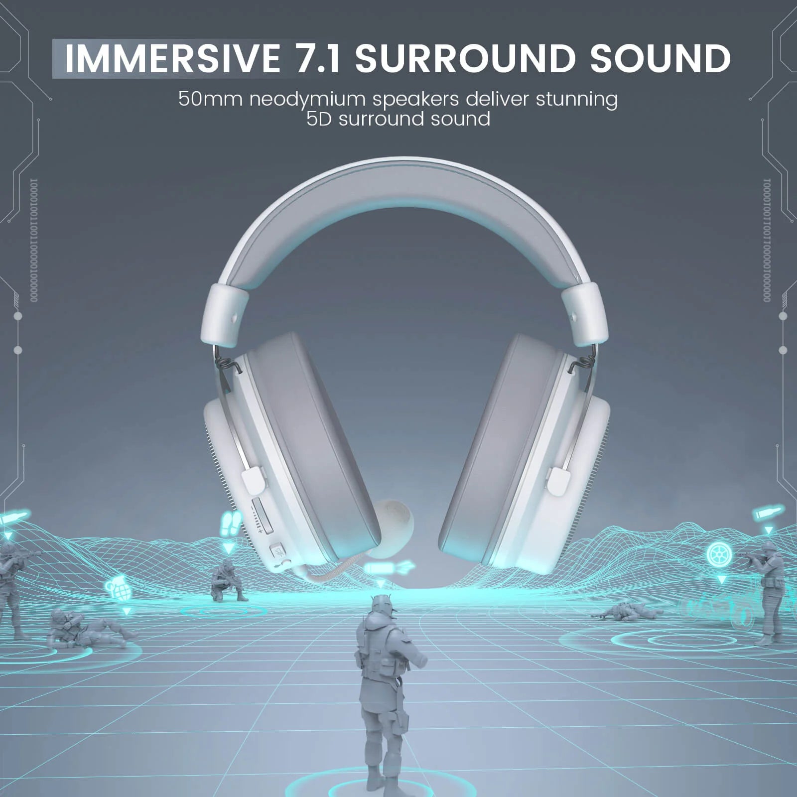 EKSA E900 Pro 7.1 Gaming Headset – USB Connection - Rebuy-Box