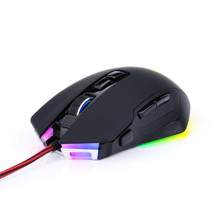 Redragon M715 Dagger RGB Gaming Mouse, 10000 DPI, Programmable Buttons, Ergonomic Design - Rebuy-Box