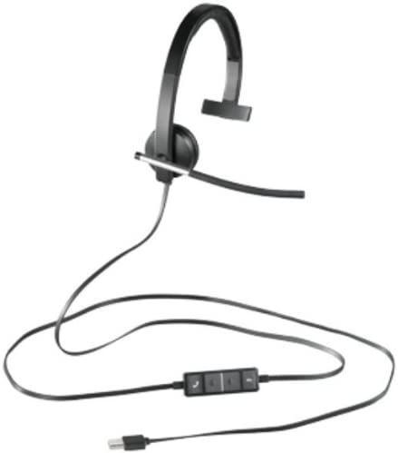 Logitech USB Headset H650e MONO with Noise Cancelling Mic, Inline Controls, and Digital Signal Processing - Rebuy-Box