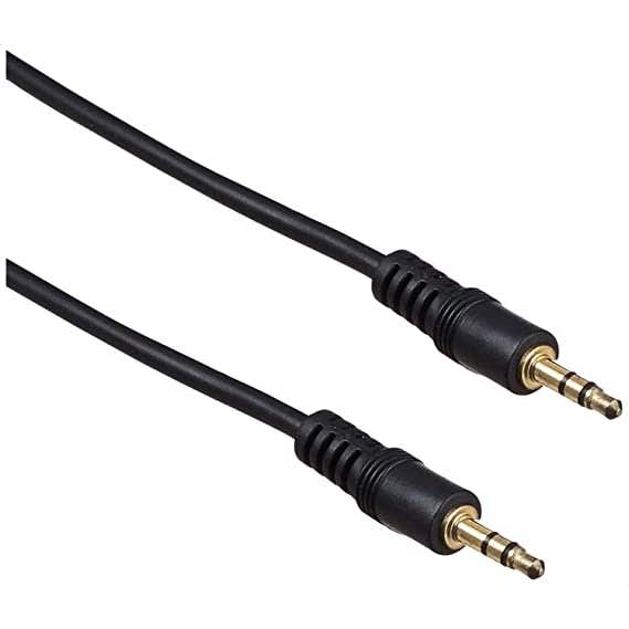 HP AUX 3.5mm Audio Cable 3m - Black - Rebuy-Box