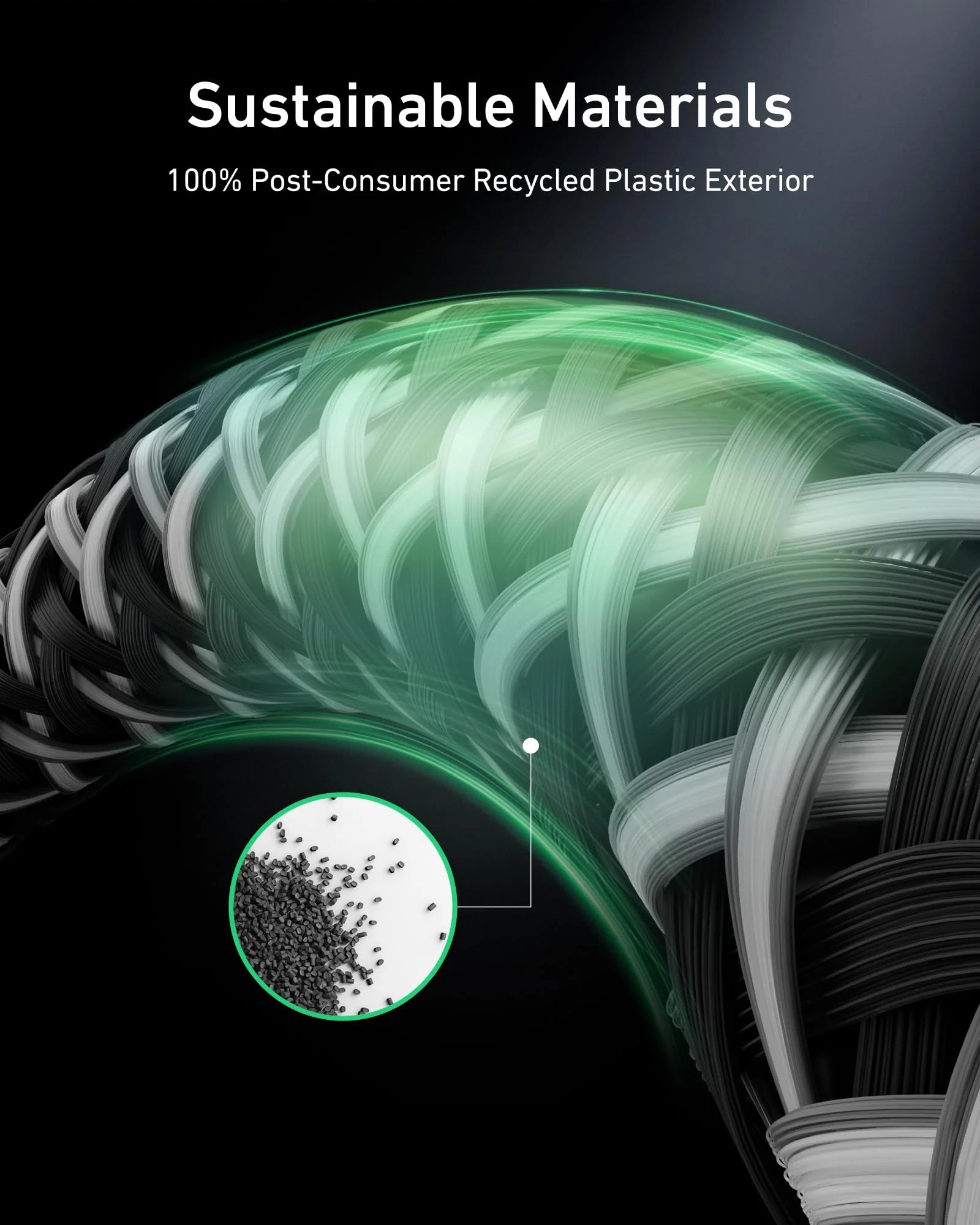 Anker Prime USB-C to USB-C Cable 240W – Durable Braided 0.9m Black