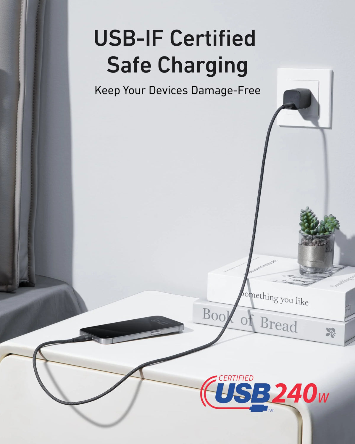 Anker USB-C to USB-C Cable 3ft 240W A82E2 – Ultra-Fast Power Delivery – Photo 4