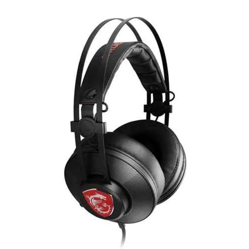 MSI Gaming Headset H991 with 7.1 Surround Sound, Noise-Cancelling Microphone, Compatible with PC/Notebook/Mobile – Black - Rebuy-Box