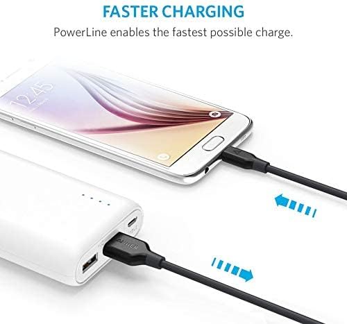 Anker PowerLine+ Micro USB 1ft/0.3m Durable Charging Cable A8141HA1 - Gray - Rebuy-Box