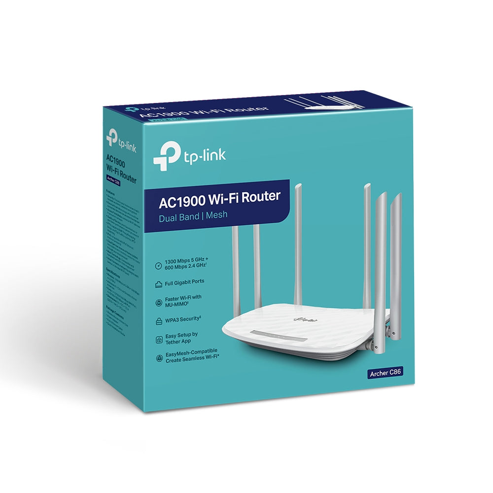 TP-LINK Archer C86 AC1900 Dual Band Mesh Router