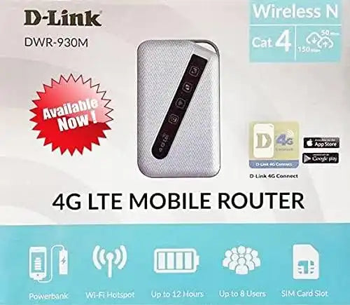 D-Link DWR-930M 4G/LTE Mobile Router