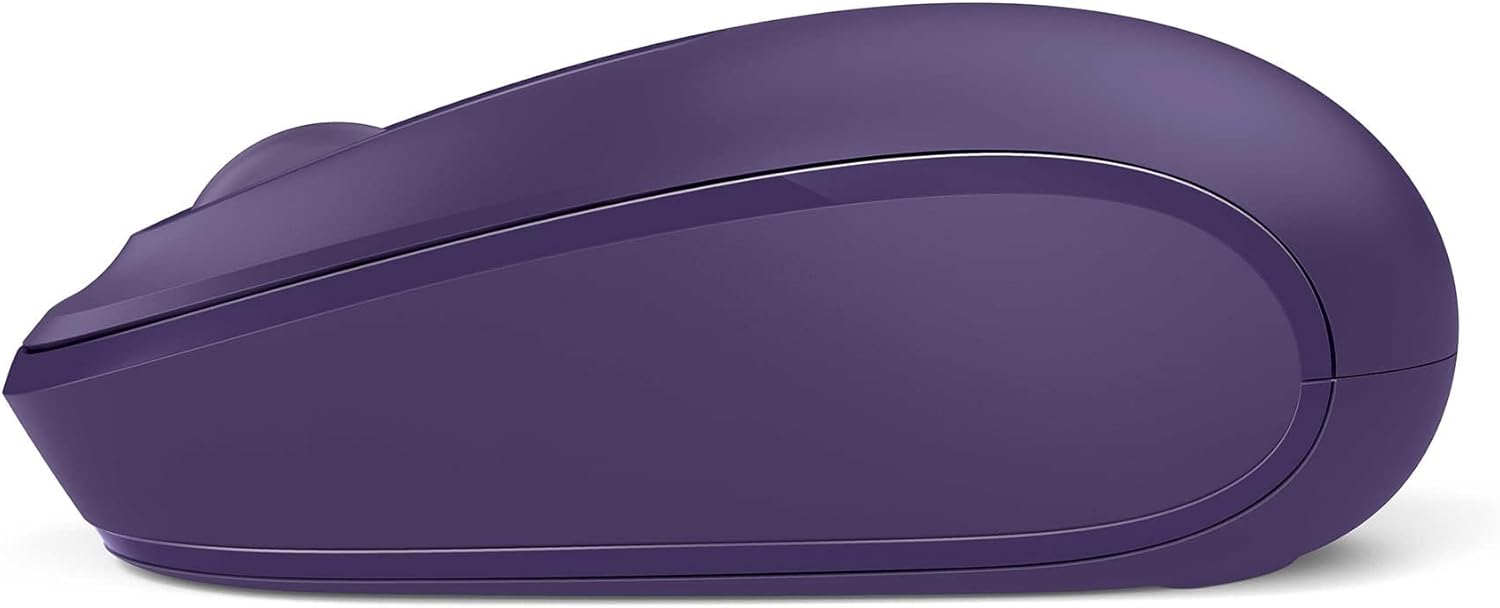 Microsoft Wireless Mobile Mouse 1850– Compact & Portable -Purple