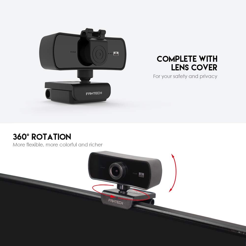 Fantech C30 Webcam – Lens Close-Up - Rebuy-Box