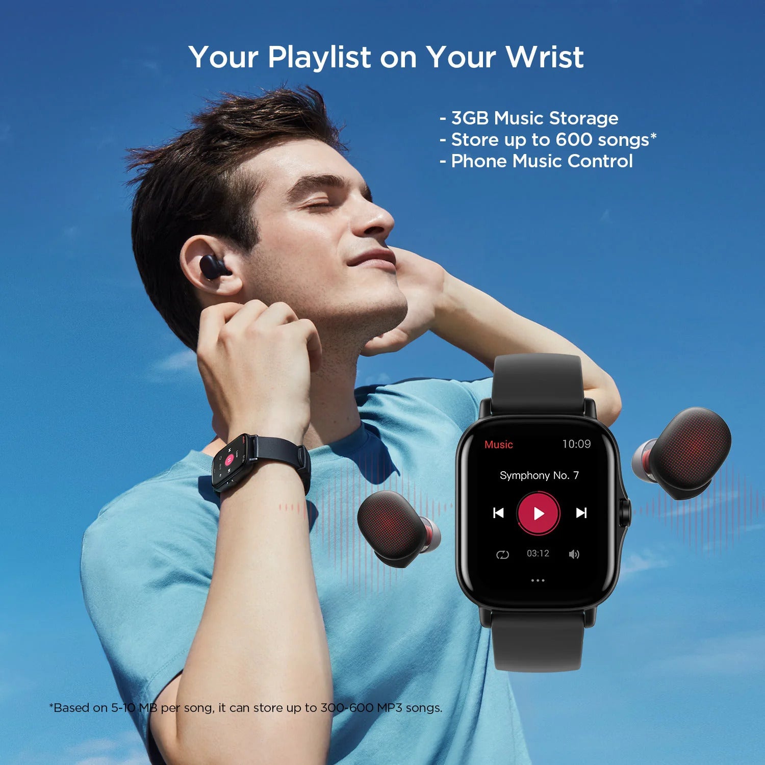 Amazfit GTS 2 Smartwatch AMOLED Display GPS Bluetooth - Rebuy-Box