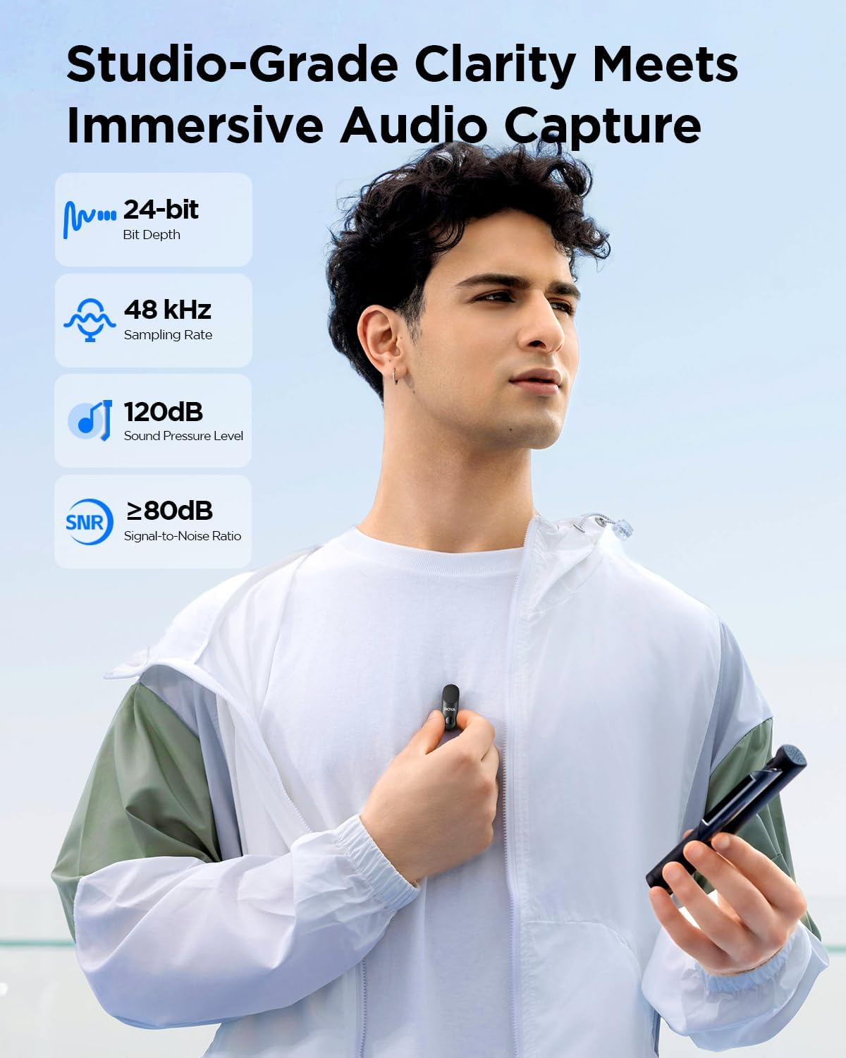 Boya Magic-05 AI Wireless Microphone – Photo 5