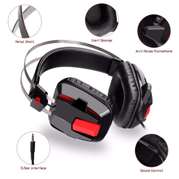 Redragon H201 Stereo Gaming Headset for PS4, Xbox One, PC, and Smartphones - Rebuy-Box