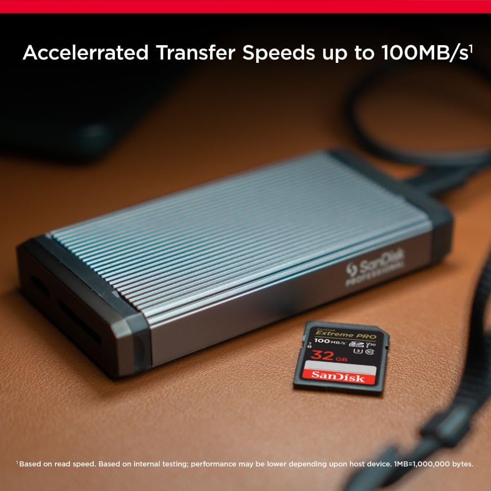 SanDisk Extreme Pro 32GB SD Card - 100MB/s UHS-I High-Speed Memory - Rebuy-Box