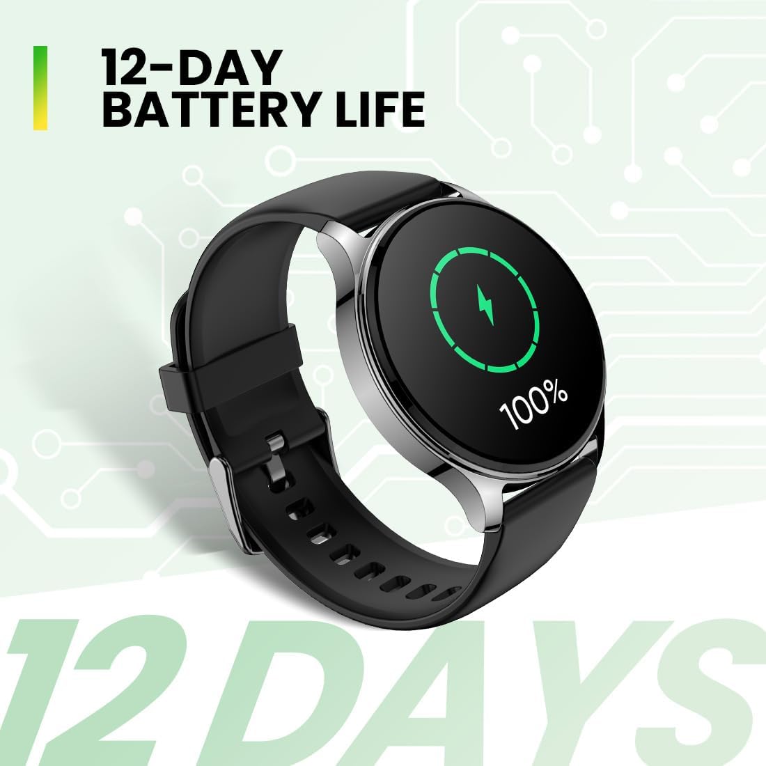 Amazfit Pop 3R Smartwatch with 1.43" AMOLED Display, Health Tracking, and 12-Day Battery Life - Rebuy-Box
