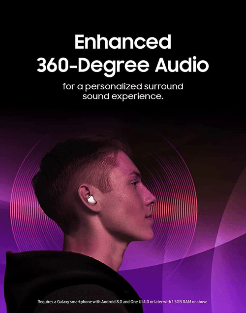 Samsung Galaxy Buds 2 Pro True Wireless Earbud Headphones, Active Noise Cancellation, Hi-Fi Sound, Long Battery Life - White