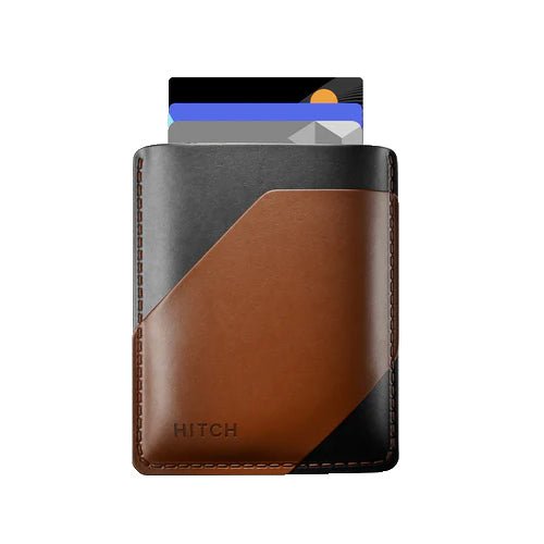 Hitch Simple Cardholder, Genuine Leather, Slim Design, RFID Protection - Rebuy-Box