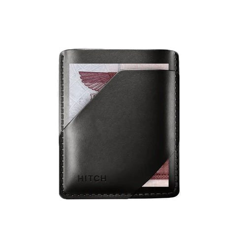 Hitch Simple Cardholder, Genuine Leather, Slim Design, RFID Protection - Rebuy-Box