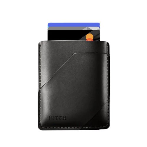 Hitch Simple Cardholder, Genuine Leather, Slim Design, RFID Protection - Rebuy-Box