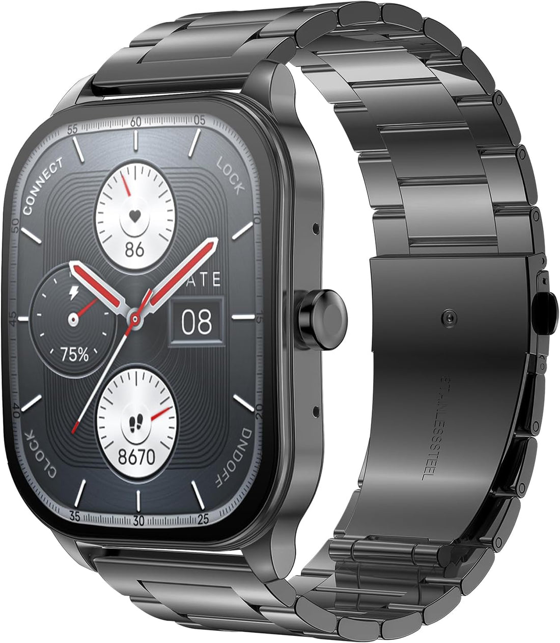 Amazfit POP 3S Limited Classic Edition -(Metallic Strap)