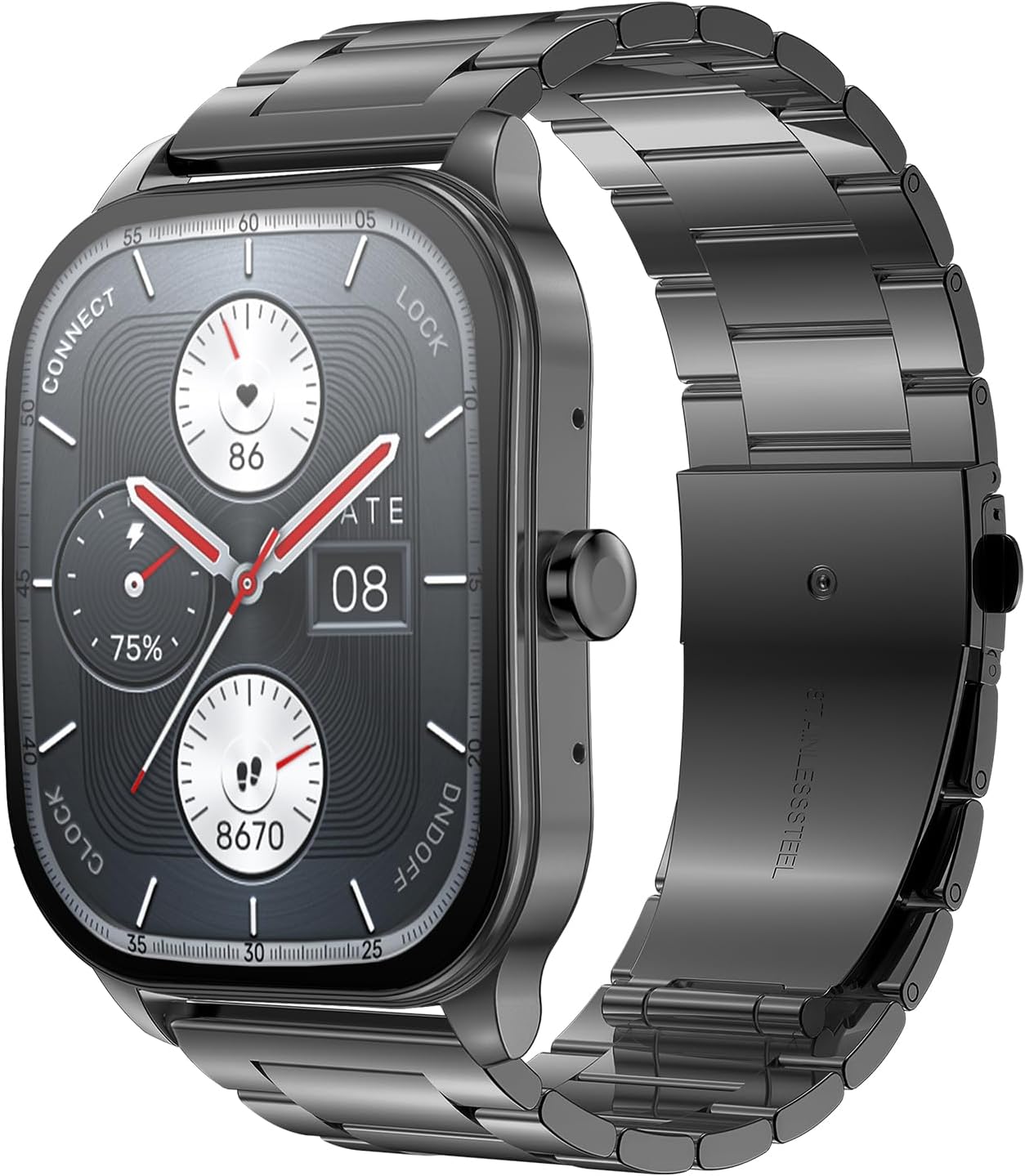 Amazfit POP 3S Limited Classic Edition -(Metallic Strap)