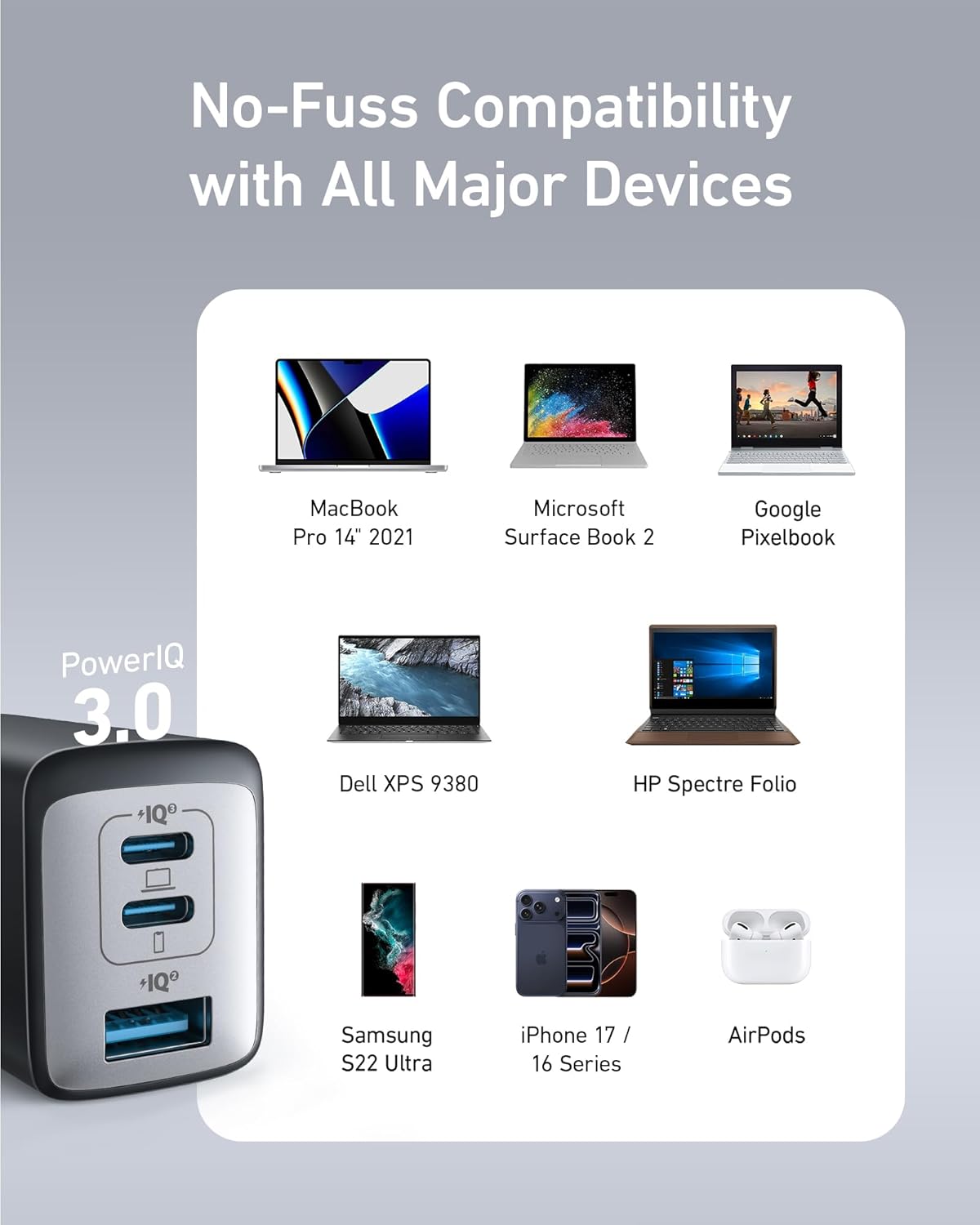 Anker 735 Nano II 65W Charger – Ports Detail - Rebuy-Box