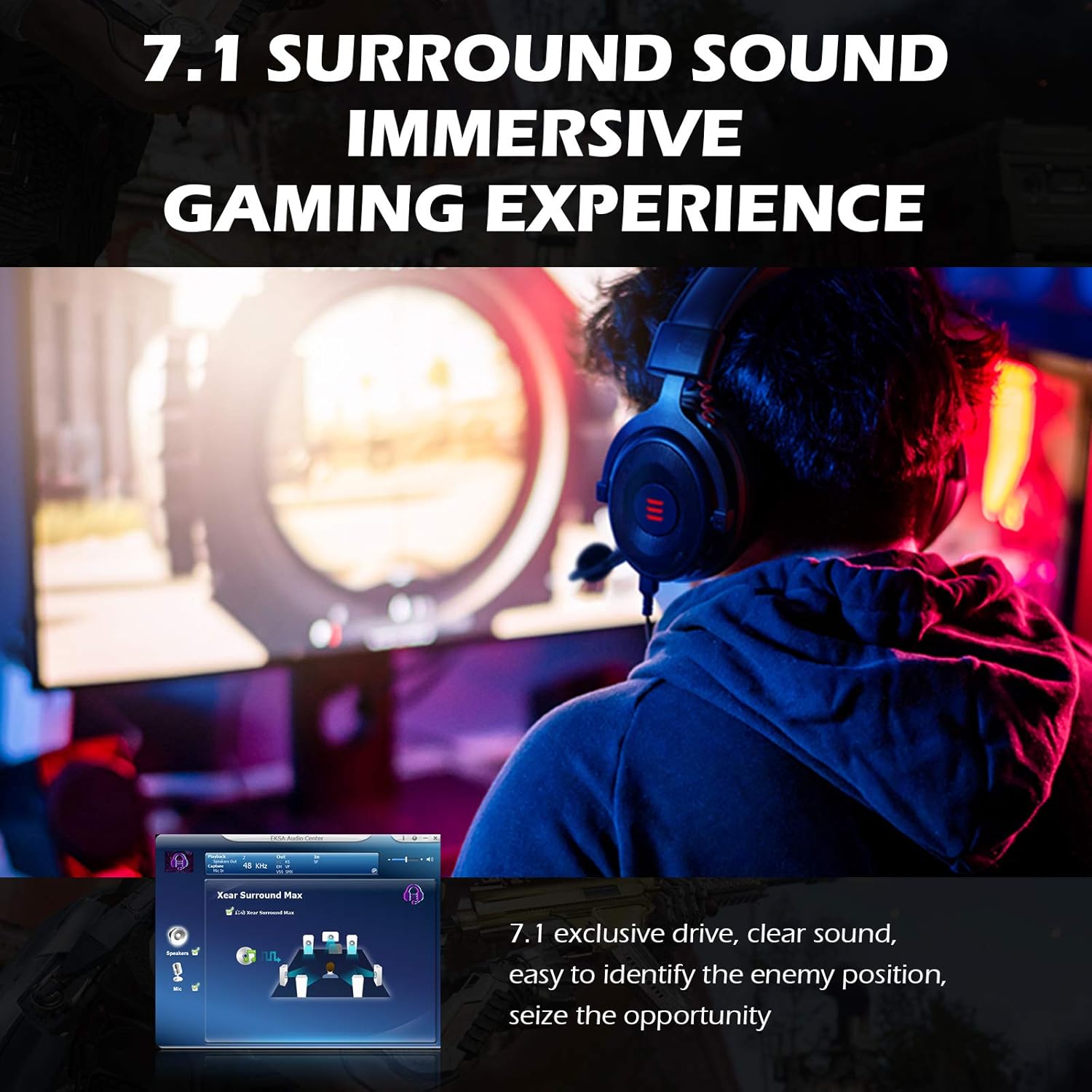 EKSA E900 Pro 7.1 Gaming Headset – Features Overview - Rebuy-Box