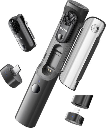 Boya Magic-05 AI-Powered Transformable Wireless Microphone – Open Box