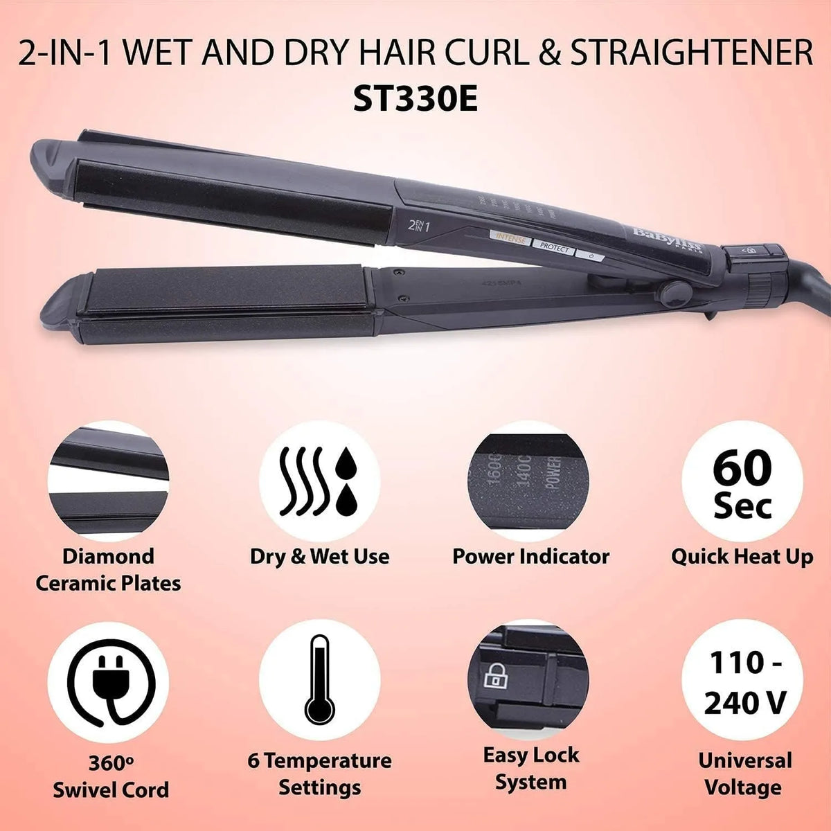Babyliss ST330E Hair Straightener - Rebuy-Box