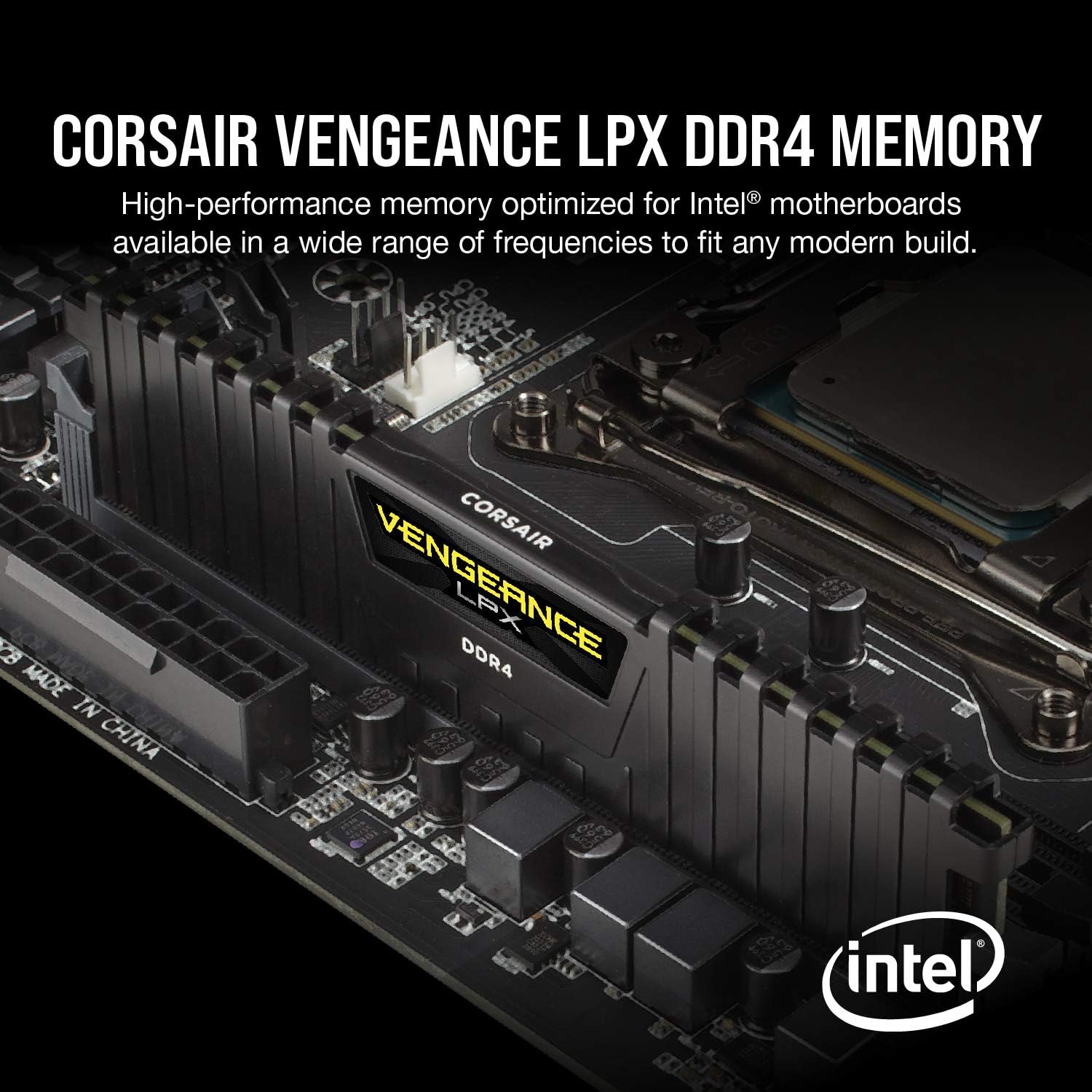 Corsair VENGEANCE  32GB (2 x 16GB) DDR4 DRAM 3200MHz C16 Memory Kit