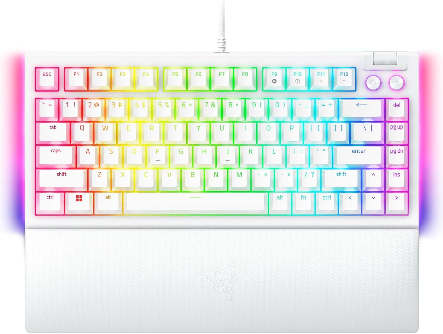 Razer BlackWidow V4 75% Orange Switch Mechanical Gaming Keyboard US LAYout