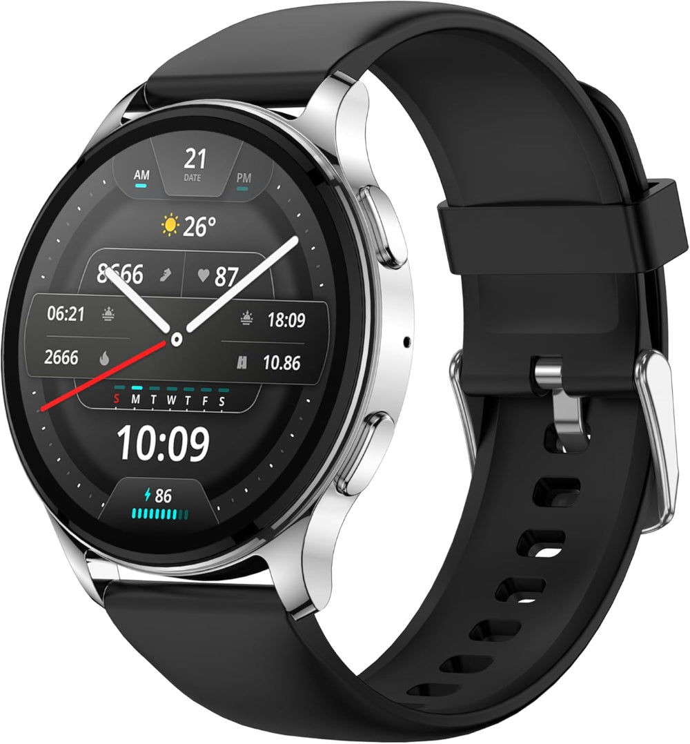 Amazfit Pop 3R Smartwatch with 1.43" AMOLED Display, Health Tracking, and 12-Day Battery Life - Rebuy-Box