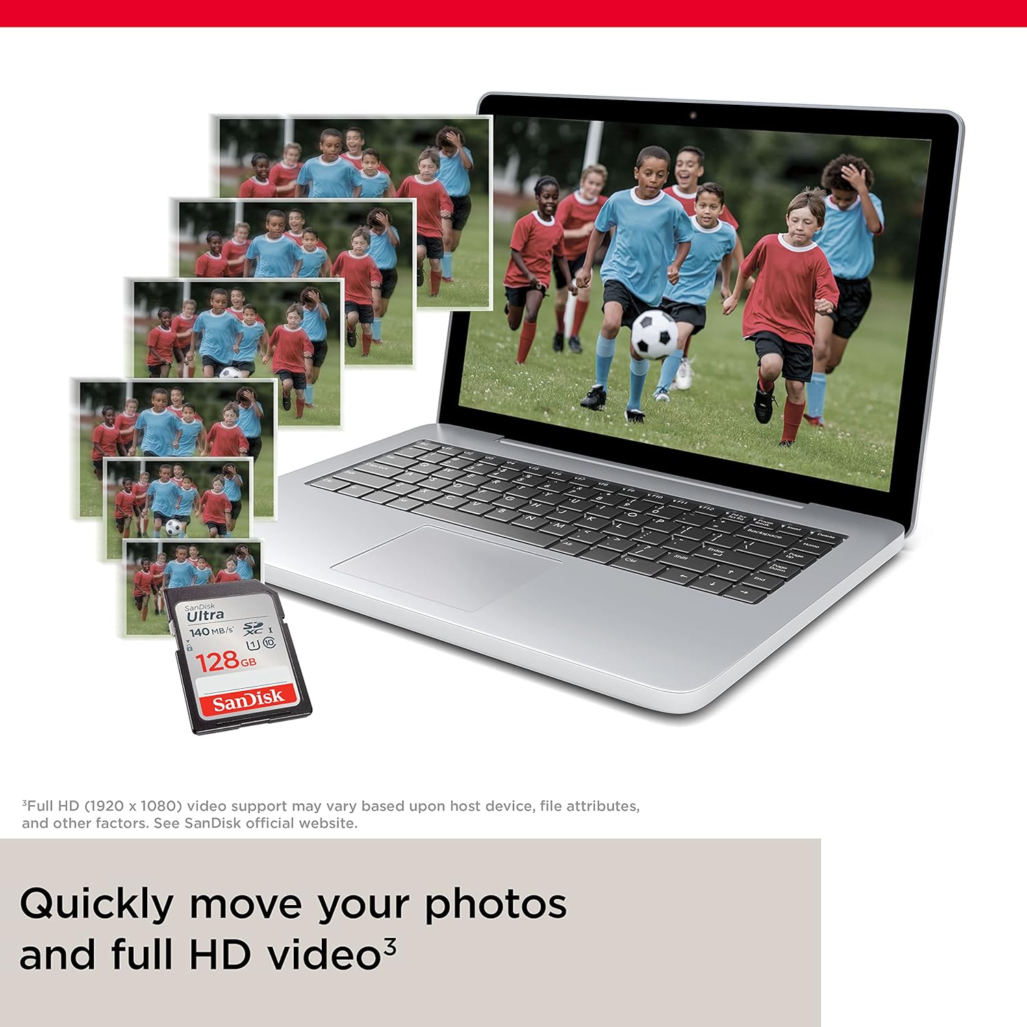 SanDisk Ultra SD Card 128GB – Back View - Rebuy-Box
