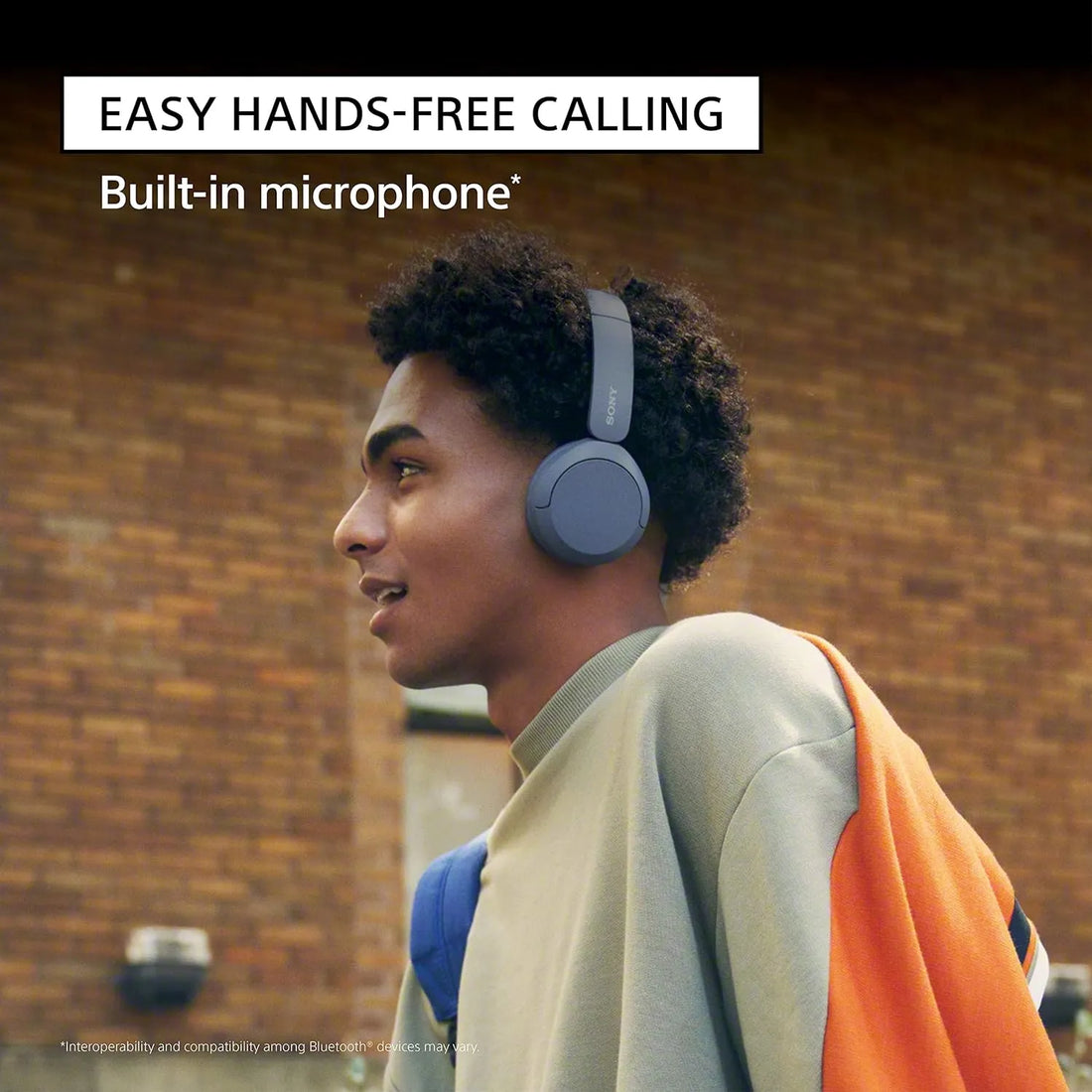Wireless on-ear headphones Sony WH-CH520 Blue